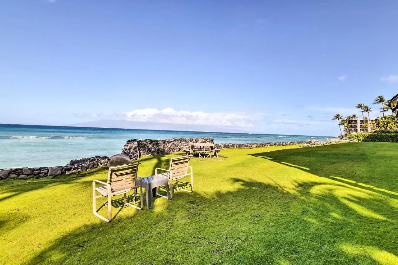 Beachfront Lahaina Condo Pool And Grill Access Kahana